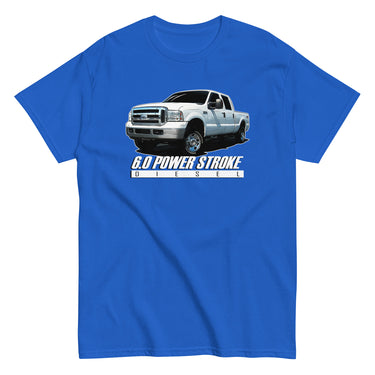 6.0 Power Stroke Diesel T-Shirt in blue